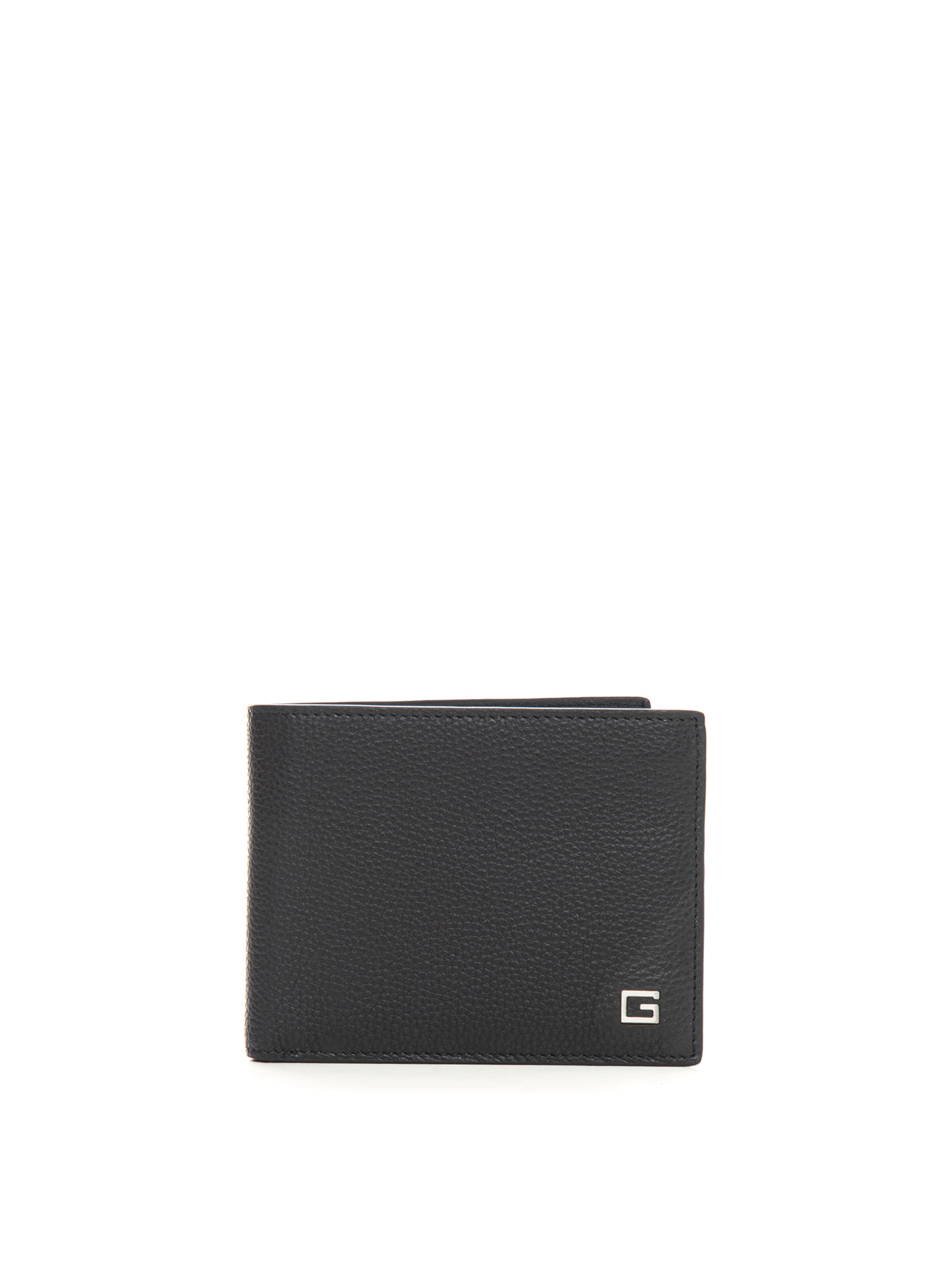 Guess Men's RFID Slimfold Wallet with Interior Coin Pocket - Black