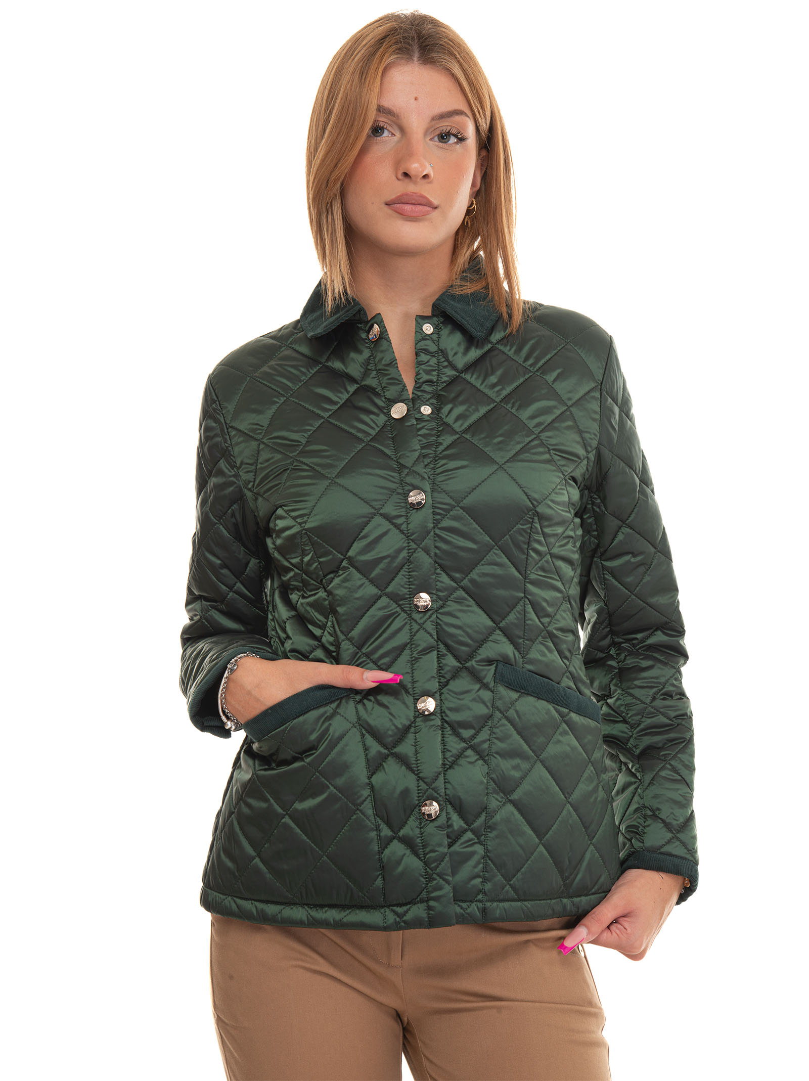 Husky Elizabeth Quilted Jacket In Green | ModeSens