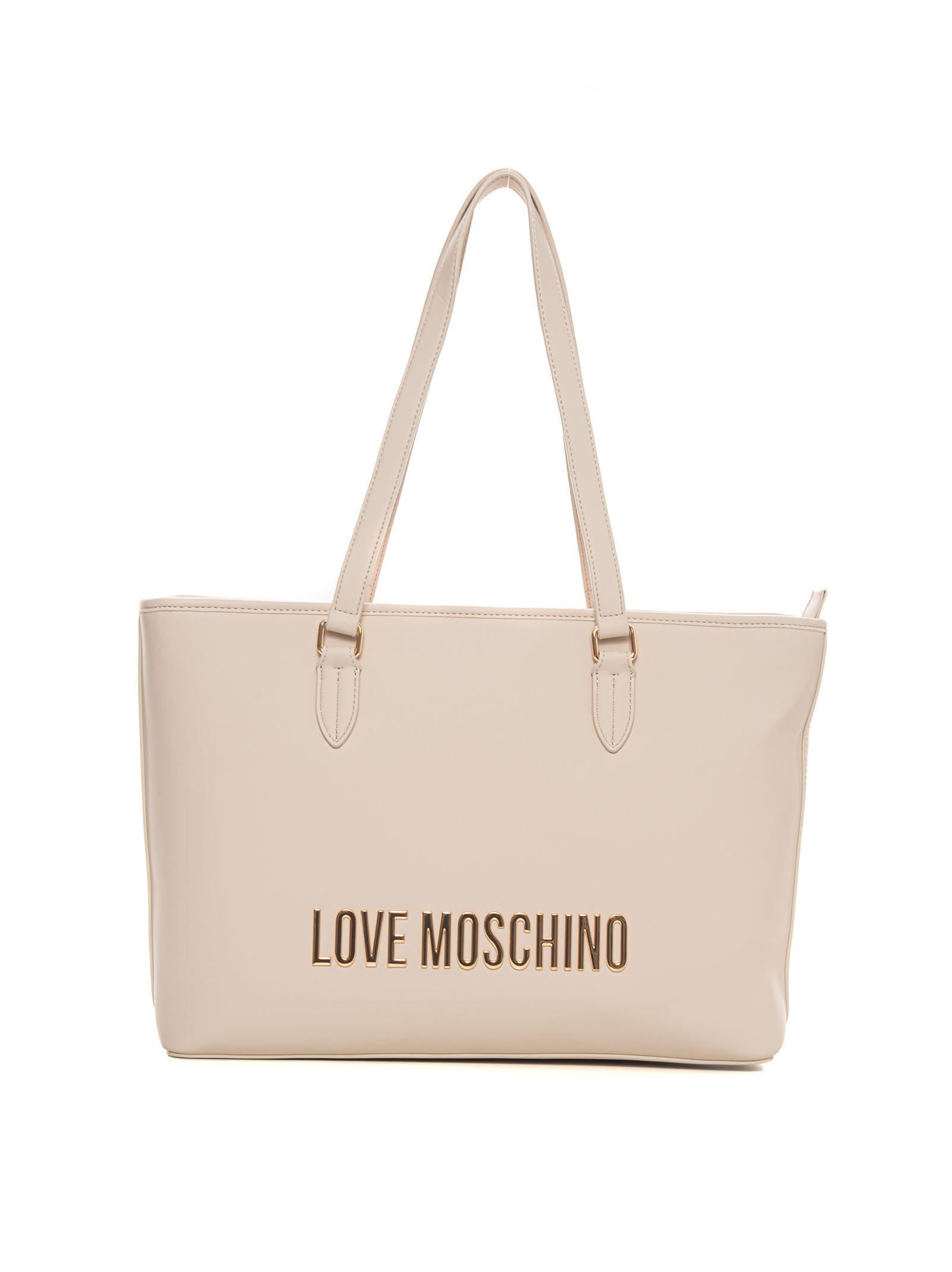 Love Moschino Women's White Ivory Faux Leather Shoulder Bag & Shoulder