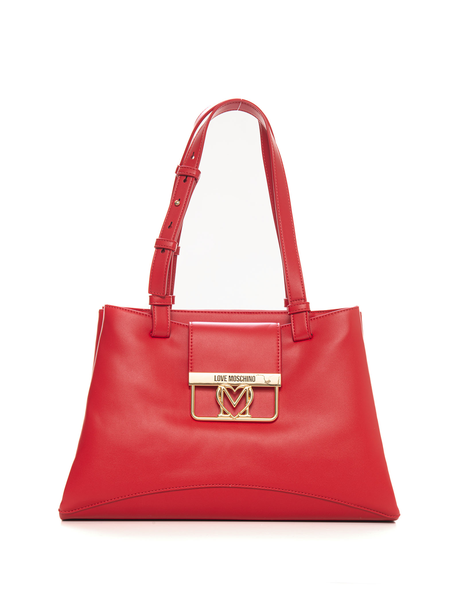 Love Moschino Large Shopping Bag In Red