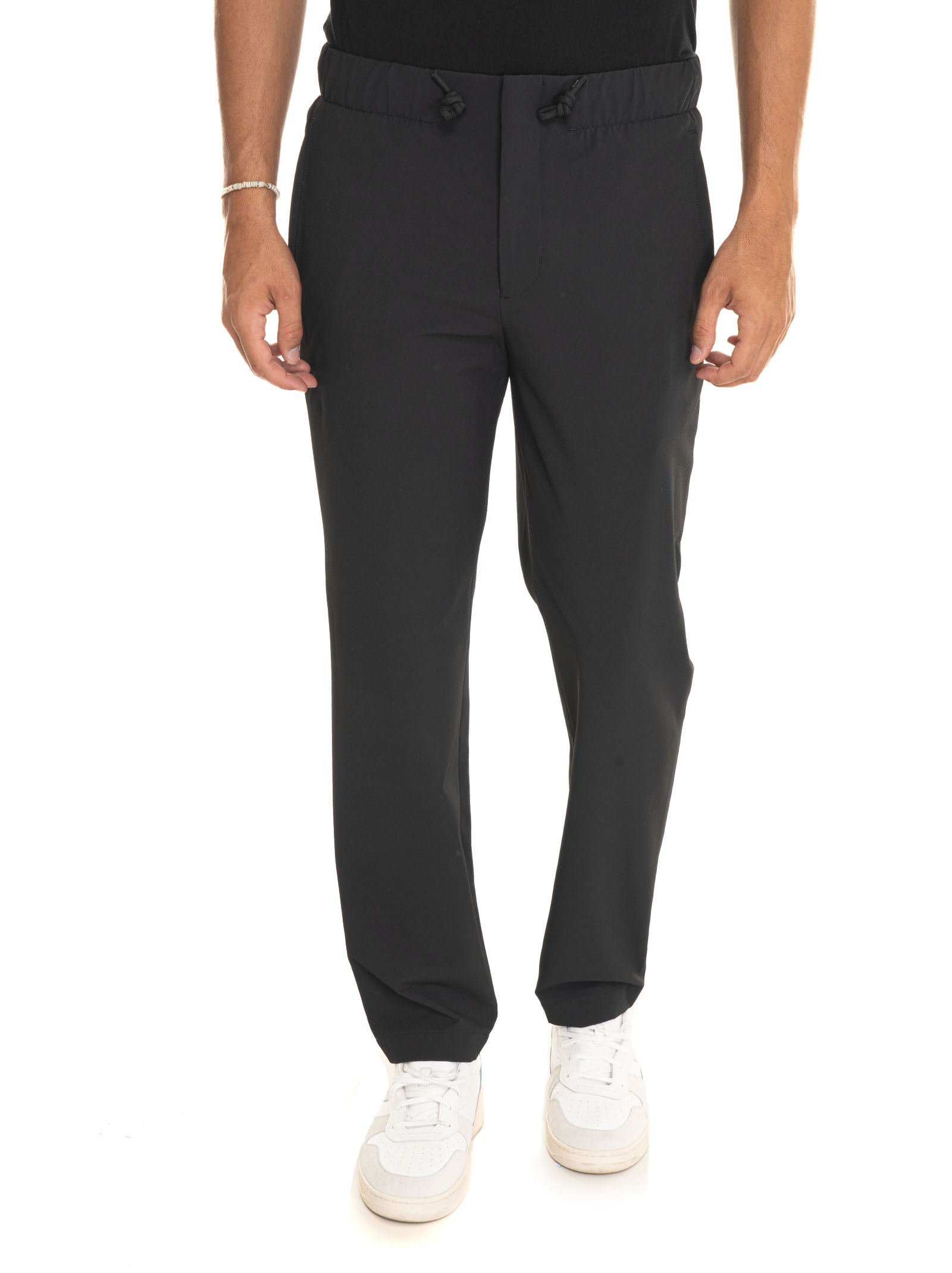 Shop Hugo Boss P-perin Stretch Pants In Black