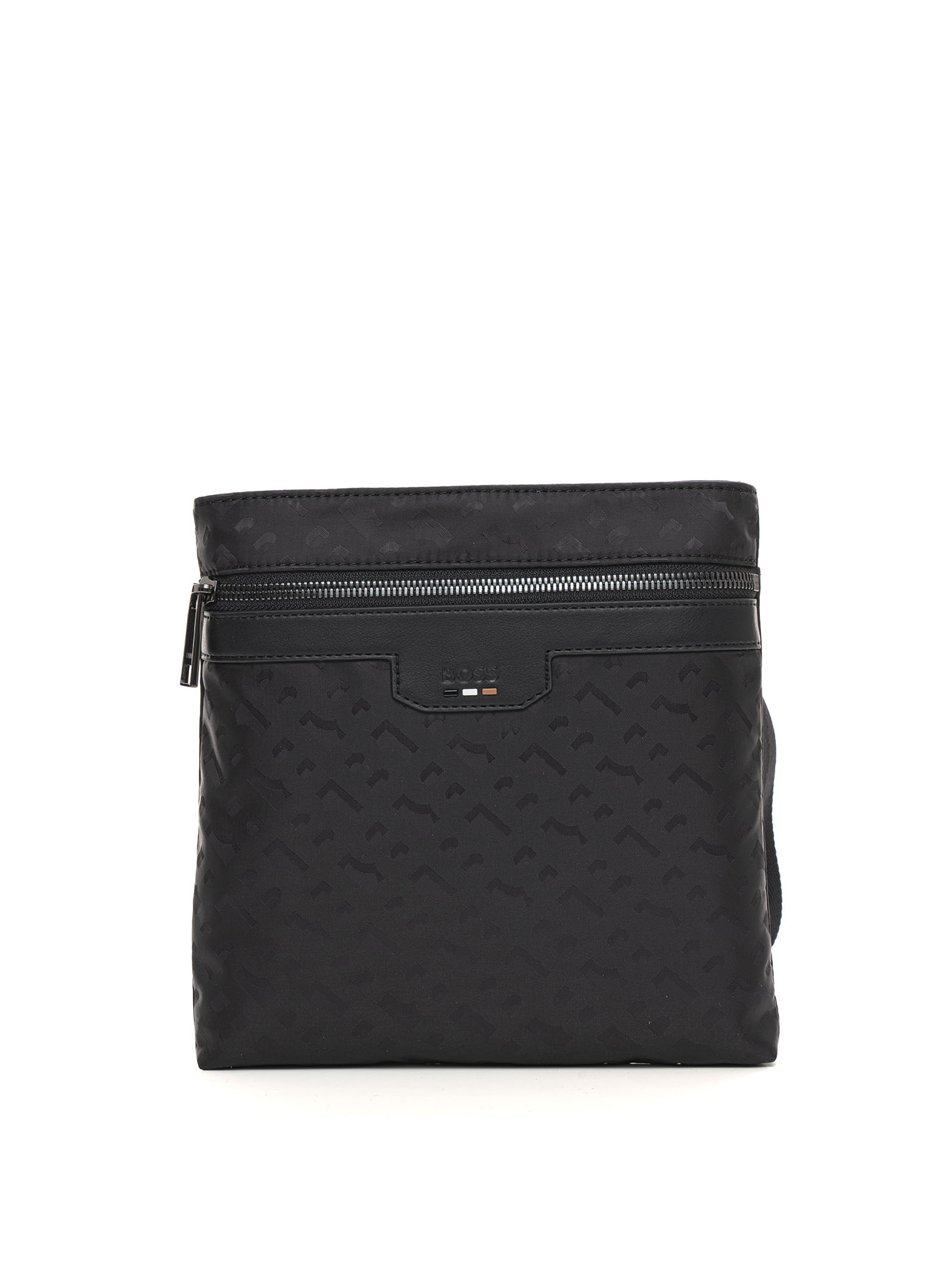 Shop Hugo Boss Trystan-m-envelope Shoulder Bag In Black