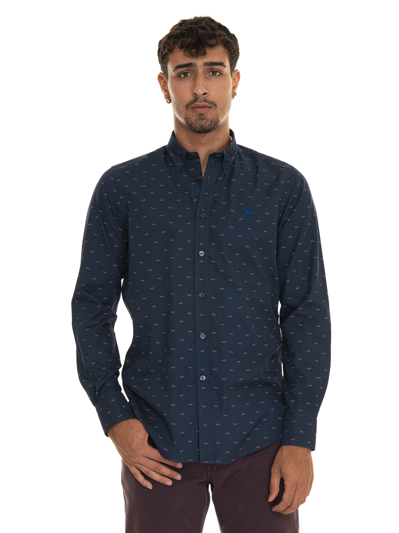 Harmont & Blaine Casual Shirt In Blue