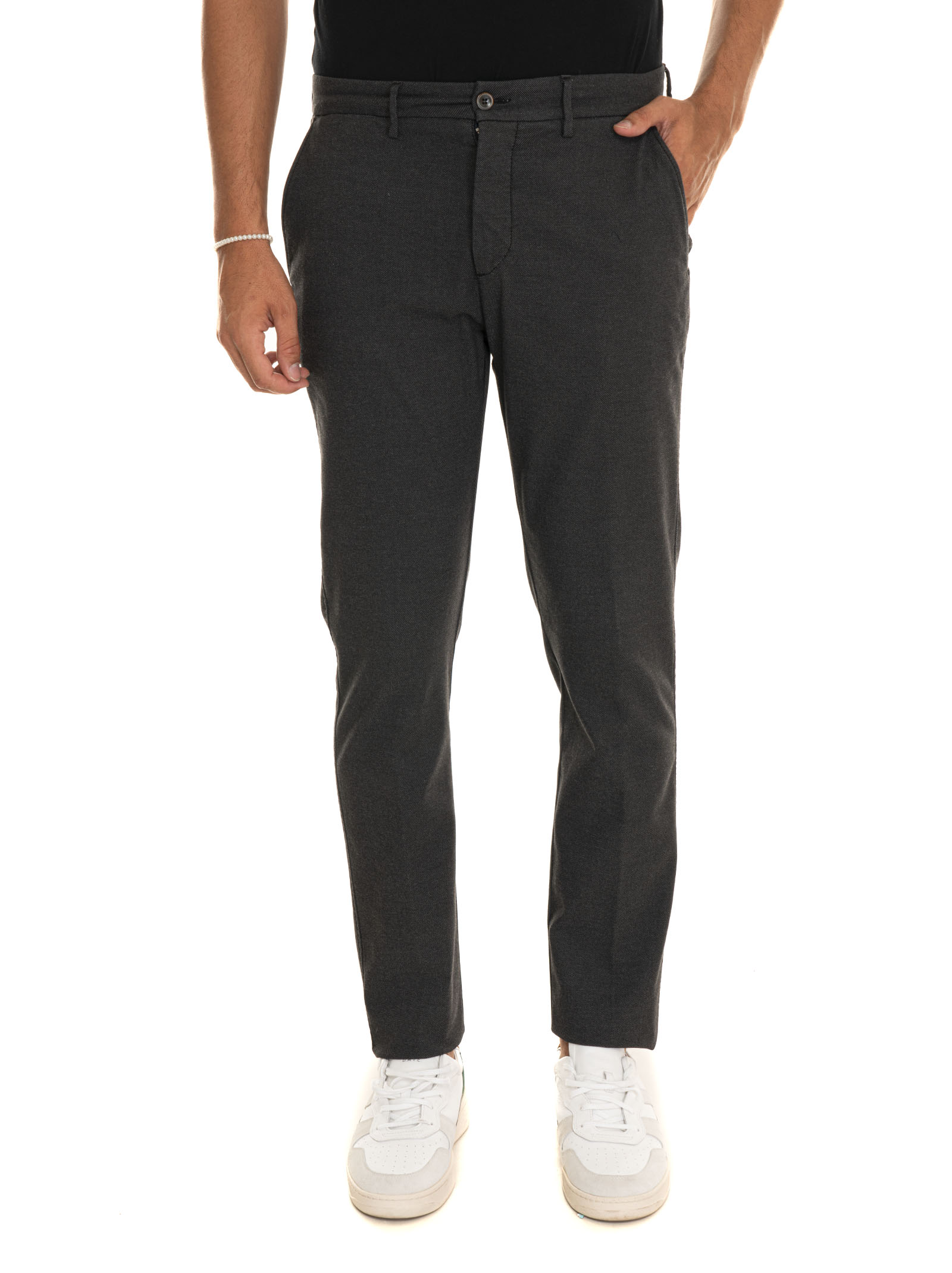 Shop Harmont & Blaine Chino In Black