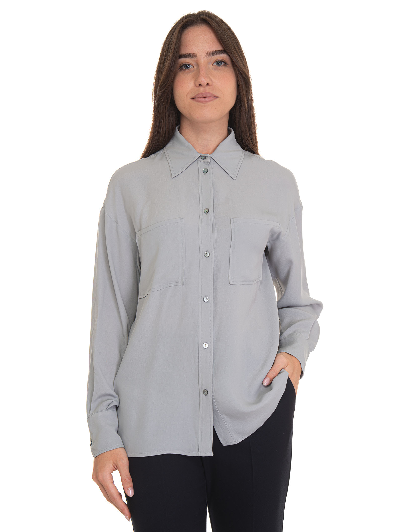 Shop Pennyblack Rapid Blouse In Pearl