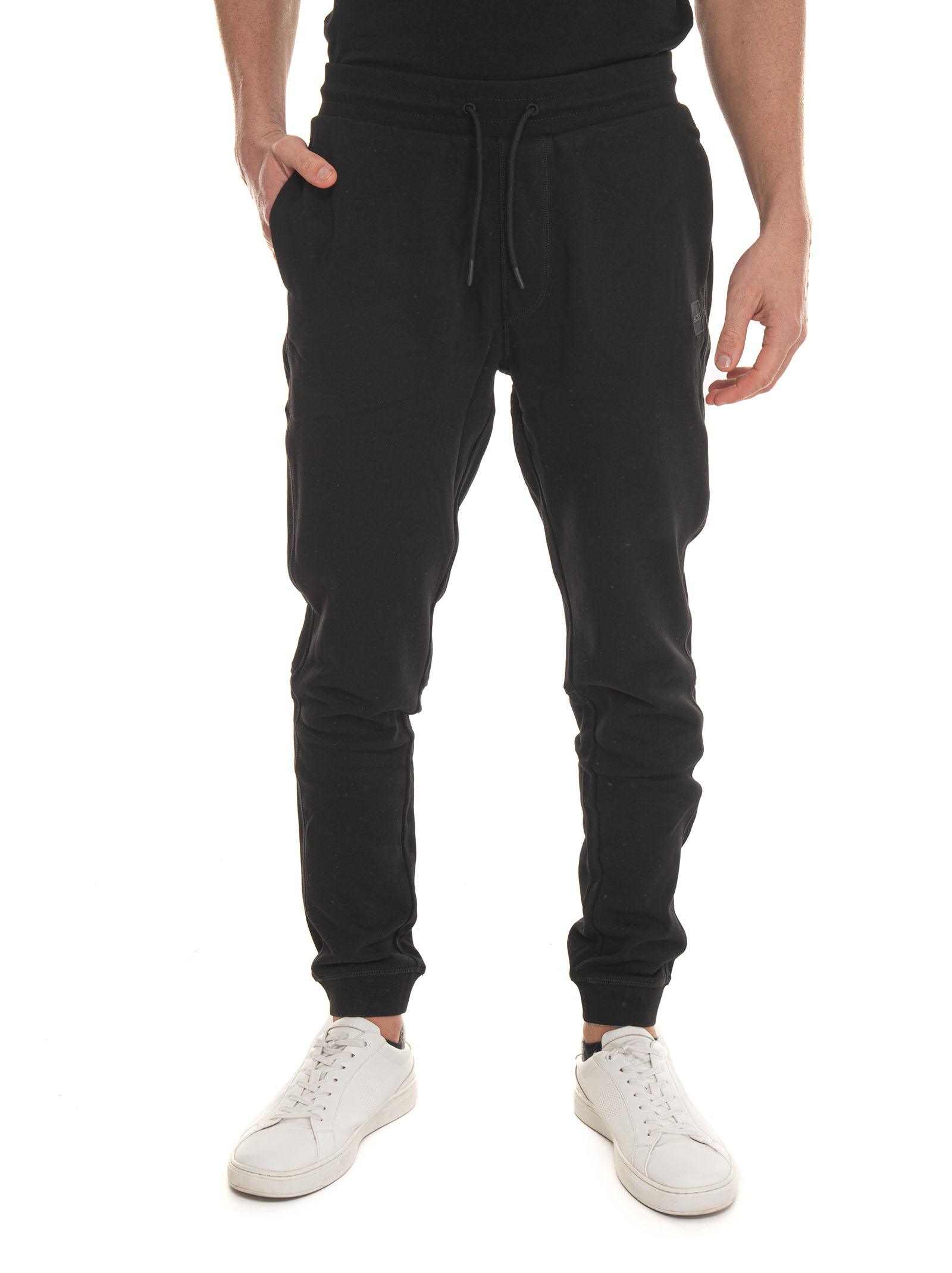 Shop Hugo Boss Overalls Trousers In Black