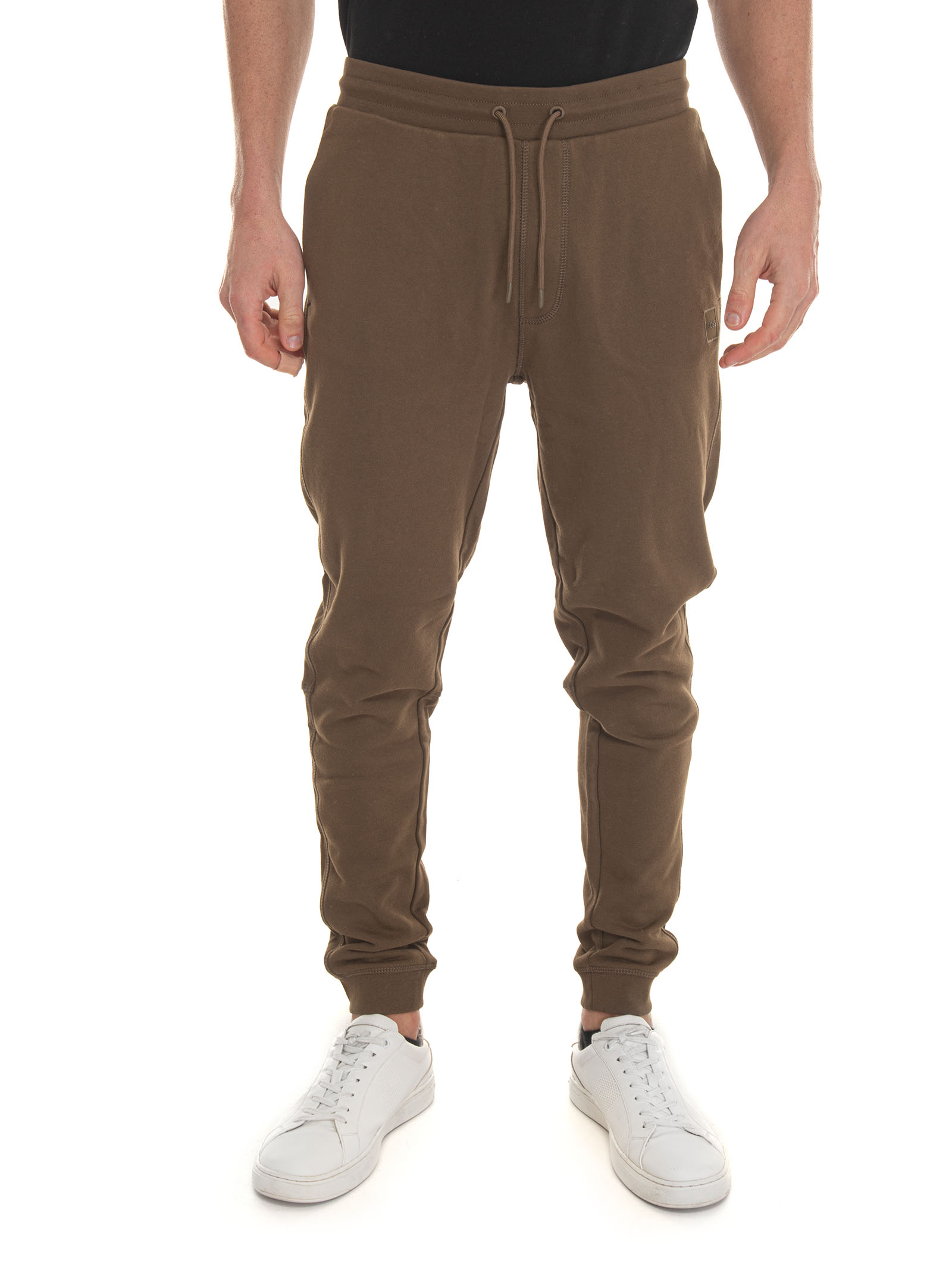 Shop Hugo Boss Overalls Trousers In Green