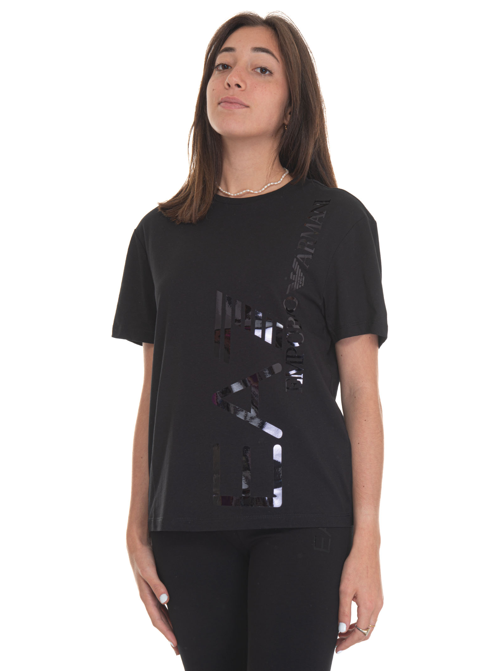 Shop Ea7 T-shirt In Black