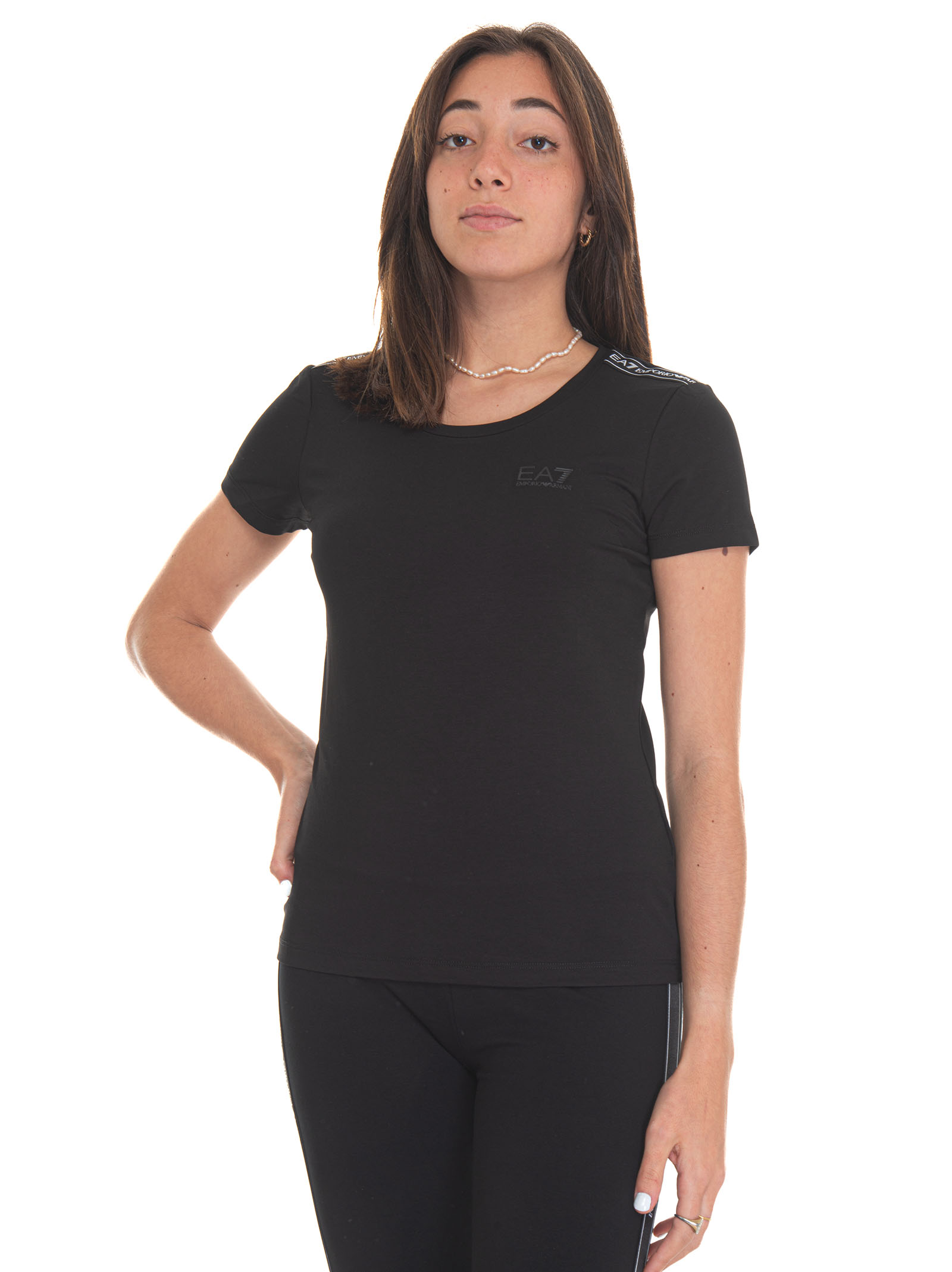 Shop Ea7 T-shirt In Black