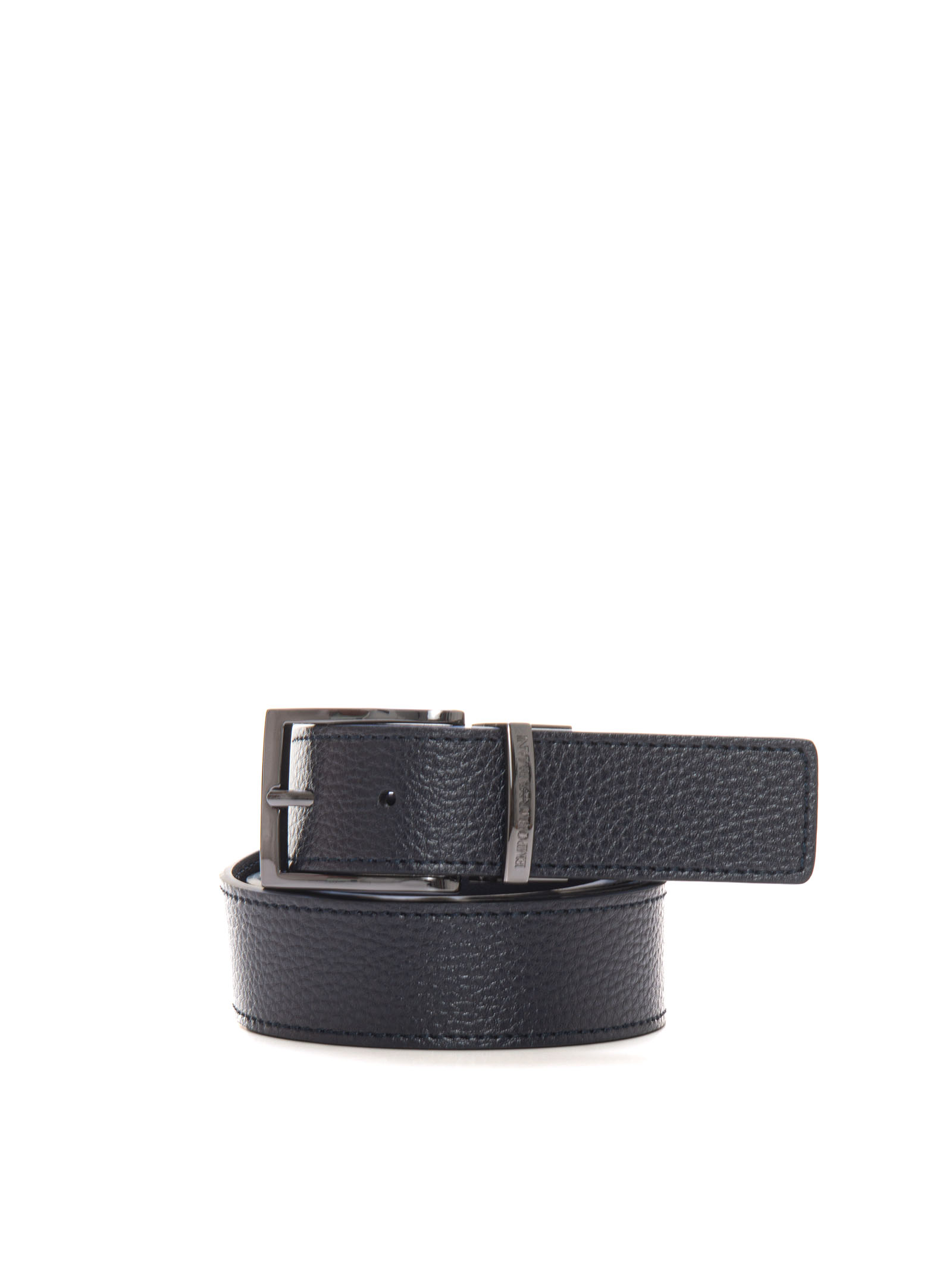 Shop Emporio Armani Belt In Blue