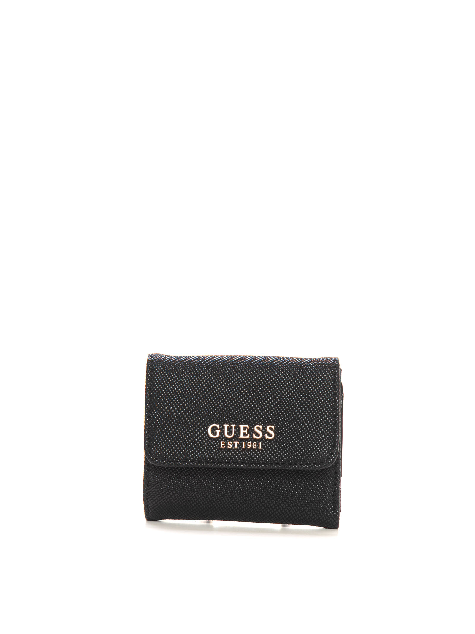 Shop Guess Laurel  Wallet Small Size In Black